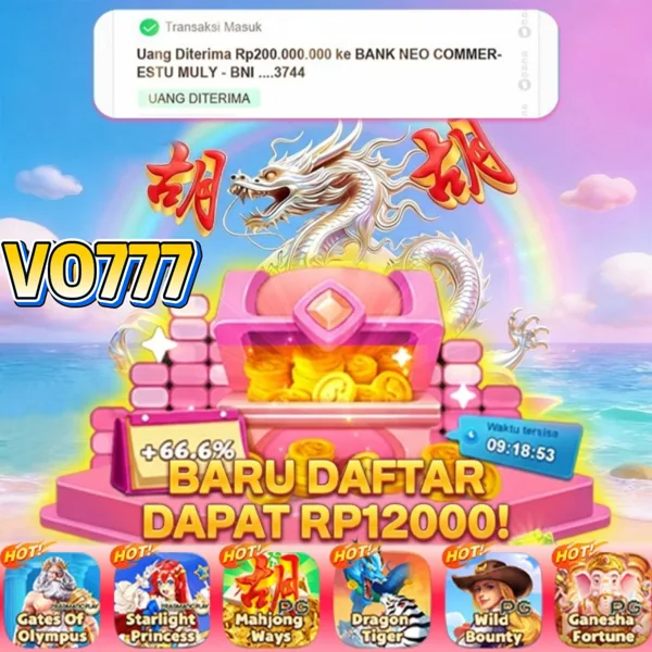 VO777 2026 Slot Gacor RTP Tinggi